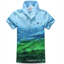 2014 Factory Price 3D Print Polo Tshirt